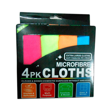 SET OF MICROFIBER TOWELS 4 PCS INTRADEDEPO