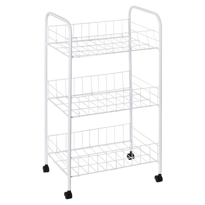 WHEEL RACK 3 TIER WHITE INTRADEDEPO