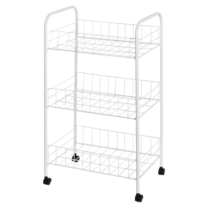 WHEEL RACK 3 TIER WHITE INTRADEDEPO