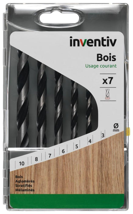 WOOD DRILL SET 3-10 7PCS INVENTIV