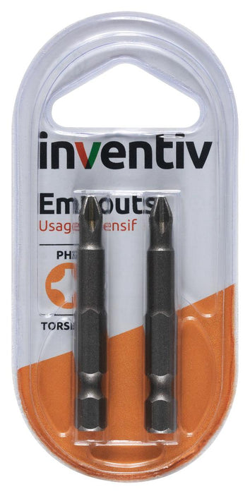 BITS PH2 2PCS 50MM INVENTIV