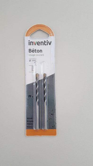 DRILL CONCRETE F5 2PCS INVENTIV