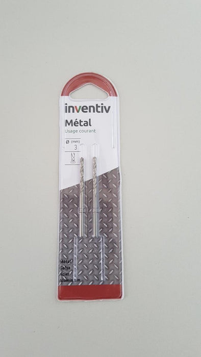 DRILL METAL F3 INVENTIV 2 PCS