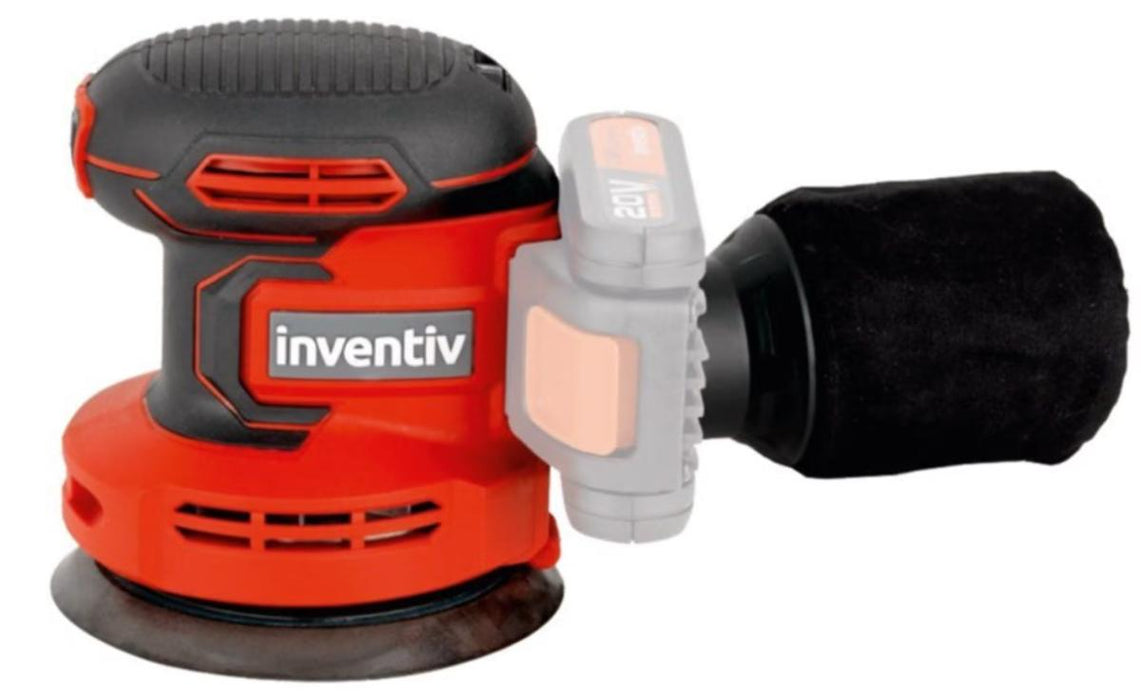 BATTERY EXCENTER GRINDER 20V INVENTI
