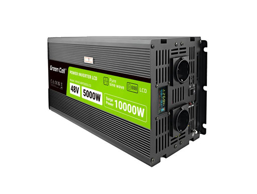 Inverter GREEN CELL 48/220V DC/AC 5000W/10000W INVGCP5000LCD LCD pure sine wave - Инвертори<<<Непрекъсваеми