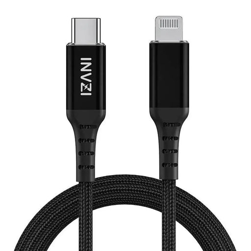 INVZI USB-C to Lightning Cable MFi 2m (Black) - USB-C to Lightning<<<USB cables<<<GSM Accessories<<<InnproXML