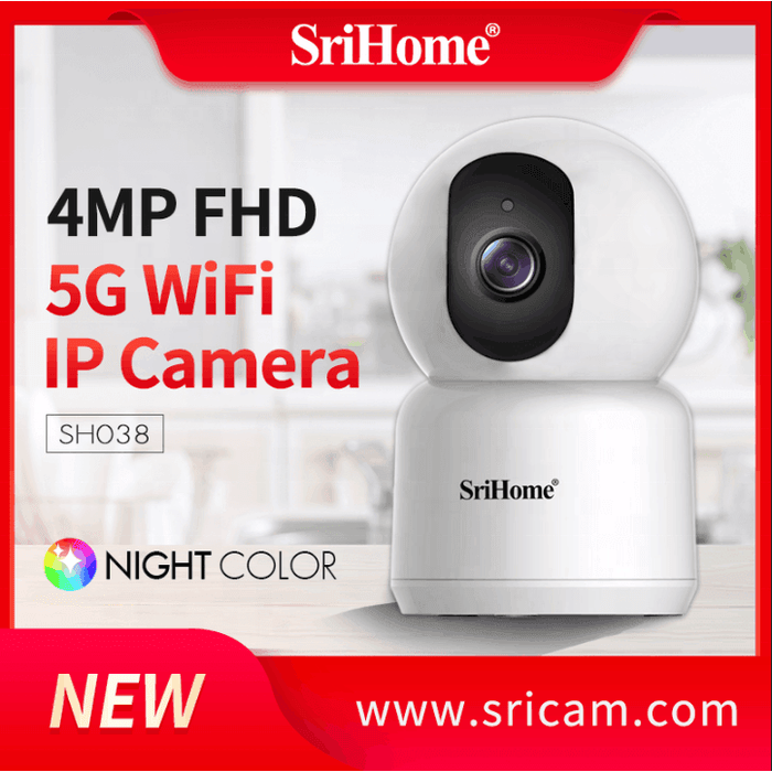 IP camera Sricam SriHome SH026 1080P HD WiFi CCTV SD Card Night Vision