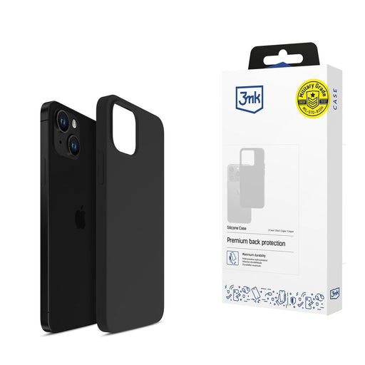iPhone 13 case from the 3mk Silicone Case series - black - *Kategoria tymczasowa<<<HurtelXML