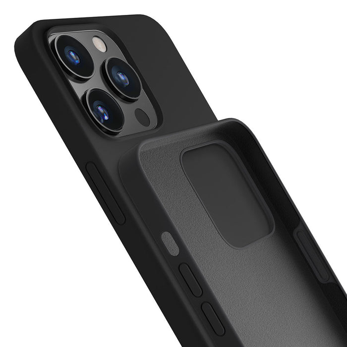 iPhone 13 Pro 3mk Silicone Case Series - Black - *Kategoria tymczasowa<<<HurtelXML