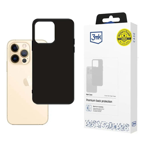 iPhone 13 Pro Max Series 3mk Matt Case - Black - *Kategoria tymczasowa<<<HurtelXML