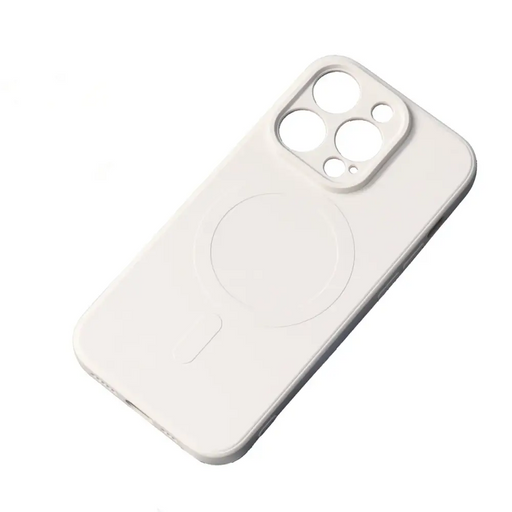 iPhone 14 Plus Silicone Magnetic Case Magsafe - beige - Cell phone cases and covers<<<HurtelXML