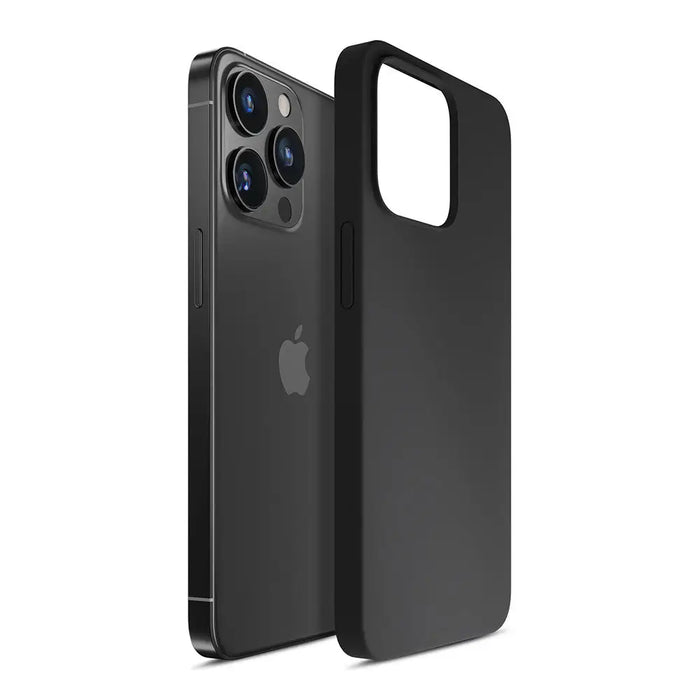 iPhone 14 Pro 3mk Silicone Case Series - Black - Cell phone cases and covers<<<HurtelXML