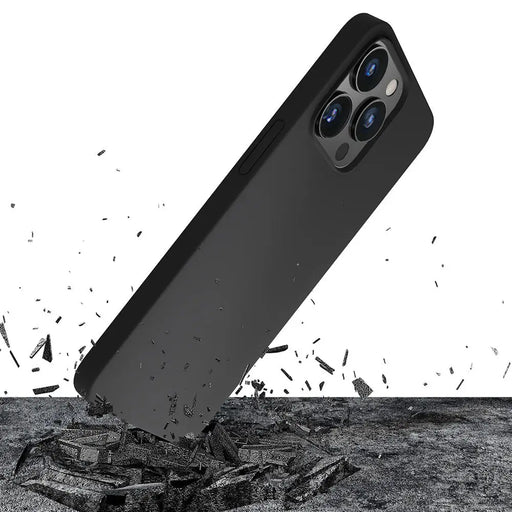iPhone 14 Pro 3mk Silicone Case Series - Black - Cell phone cases and covers<<<HurtelXML