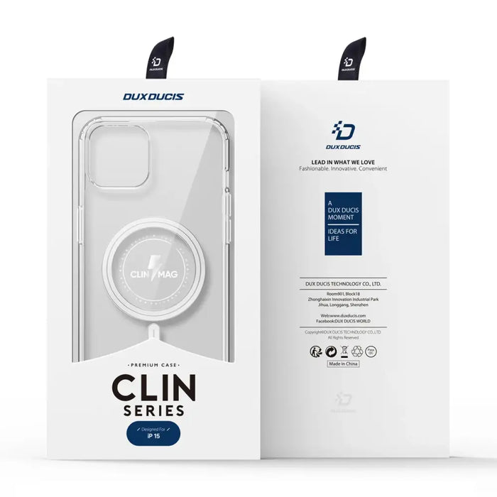 iPhone 15 case with MagSafe Dux Ducis Clin - transparent - Cell phone cases and covers<<<HurtelXML