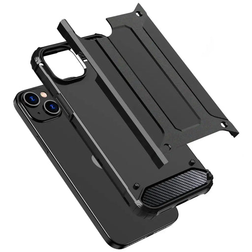 iPhone 15 Hybrid Armor case - black - Cell phone cases and covers<<<HurtelXML