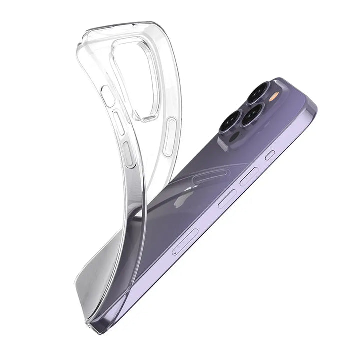 iPhone 15 Pro case from the Ultra Clear series in transparent color - Cell phone cases and covers<<<HurtelXML
