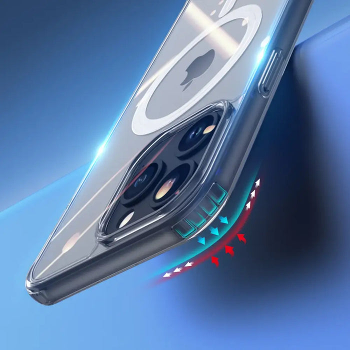 iPhone 15 Pro Case with MagSafe Dux Ducis Clin - Transparent - Cell phone cases and covers<<<HurtelXML