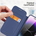 iPhone 15 Pro Magnetic MagSafe Flip Case Dux Ducis Skin X Pro - Blue - Cell phone cases and covers<<<HurtelXML