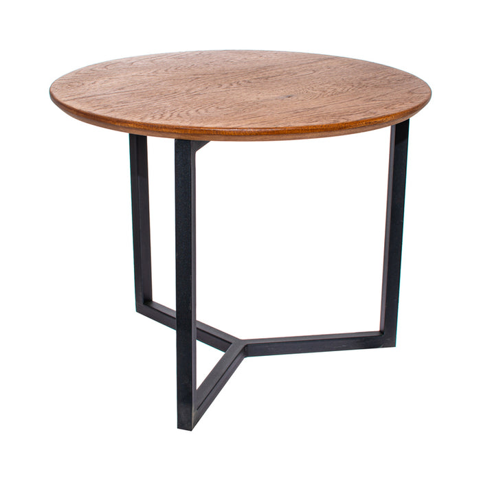 COFFEE TABLE WITH SOLID OAK TOP IPM BASIC D70X42 CM WALNUT