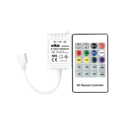 IR CONTROLLER RGG 12V(72W)-24V(144W) VITO - LED ленти и аксесоари<<<Вътрешно осветление<<<Мебели и