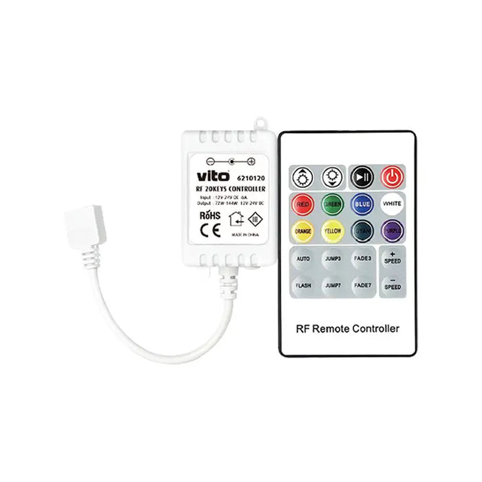 IR CONTROLLER RGG 12V(72W)-24V(144W) VITO - LED ленти и аксесоари<<<Вътрешно осветление<<<Мебели и
