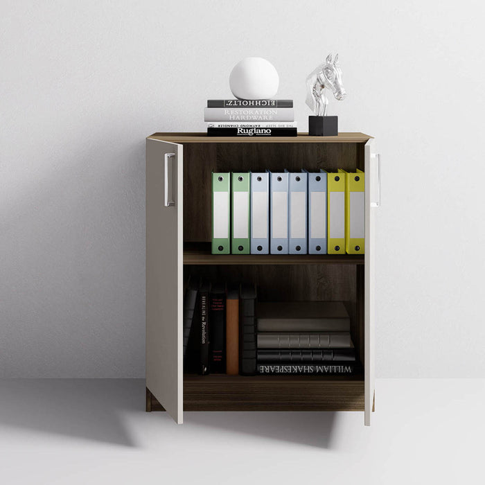 OFFICE CABINET IRIM OLIVE M OAK DYLAN/CASHMERE