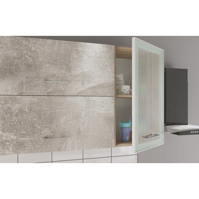 KITCHEN UNIT IRIM ALMOND 240 CM.