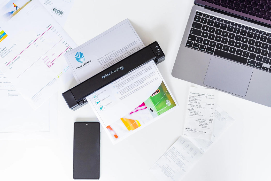Portable scanner IRIS IRIScan Anywhere 6 Wifi, A4, USB-C, Black