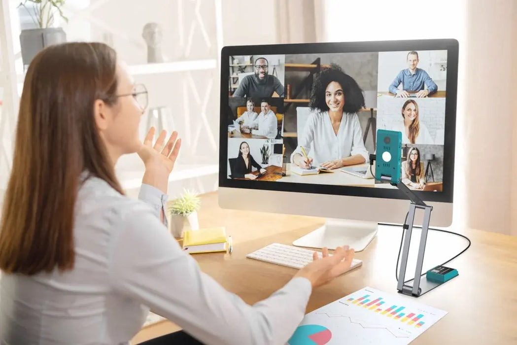 Document camera with portable scanner-visualizer IRIScan VISUALIZER 7 Dislexic, 4K, USB-C