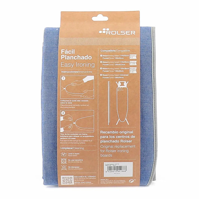 Ironing board cover Rolser Blue - Почистване Прахосмукачки И Гладене<<<Дом Градина<<<BigBuy&&&Сушилни ютии и