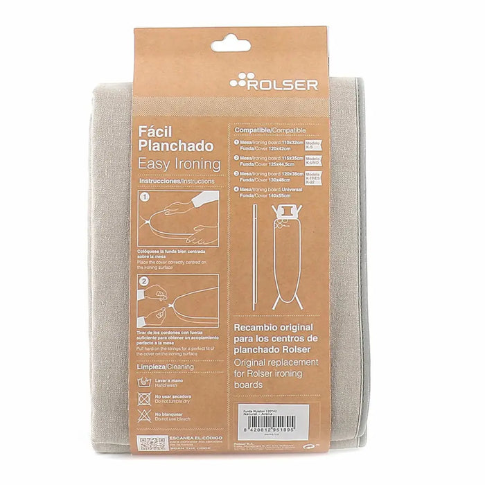 Ironing board cover Rolser - Почистване Прахосмукачки И Гладене<<<Дом Градина<<<BigBuy&&&Сушилни ютии и