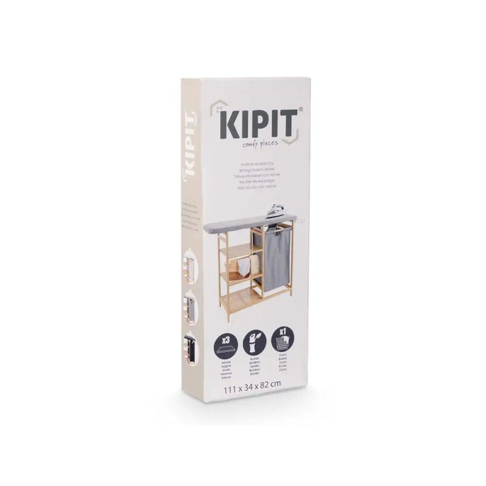 Ironing board Kipit Black Cloth Bamboo - Почистване Прахосмукачки И Гладене<<<Дом Градина<<<BigBuy&&&Сушилни ютии и