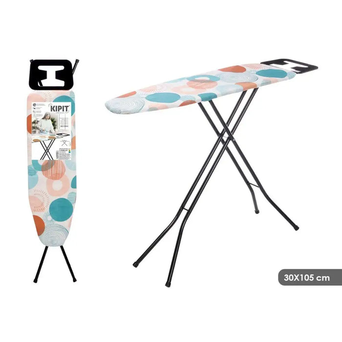 Ironing board Kipit Multicolour Metal Cloth Abstract (4 Units) - Почистване Прахосмукачки И Гладене<<<Дом