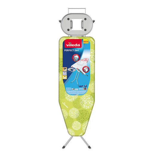 Ironing board Vileda Perfect 161266 122 x 44 cm Green Metal Plastic 2-in-1 - Почистване Прахосмукачки И Гладене<<<Дом
