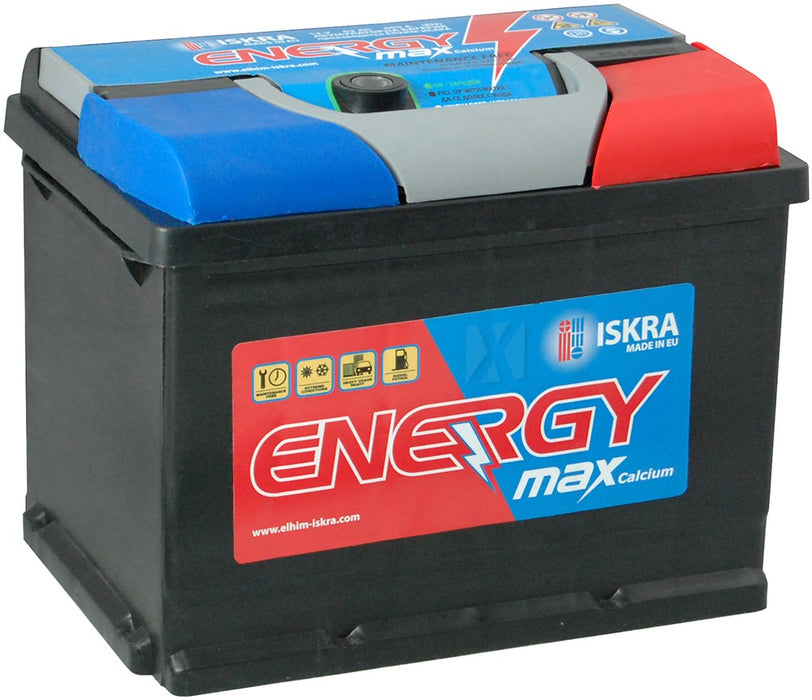 ISKRA MAX ENERGY 62Ah 540A R+