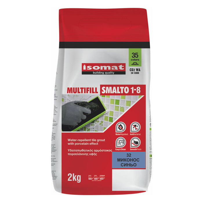 JOINT MIXTURE FOR INTERIOR AND EXTERIOR USE ISOMAT MULTIFILL MYKONOS BLUE, 32