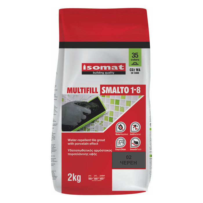 JOINT MIXTURE FOR INTERIOR AND EXTERIOR USE ISOMAT MULTIFILL BLACK, 02