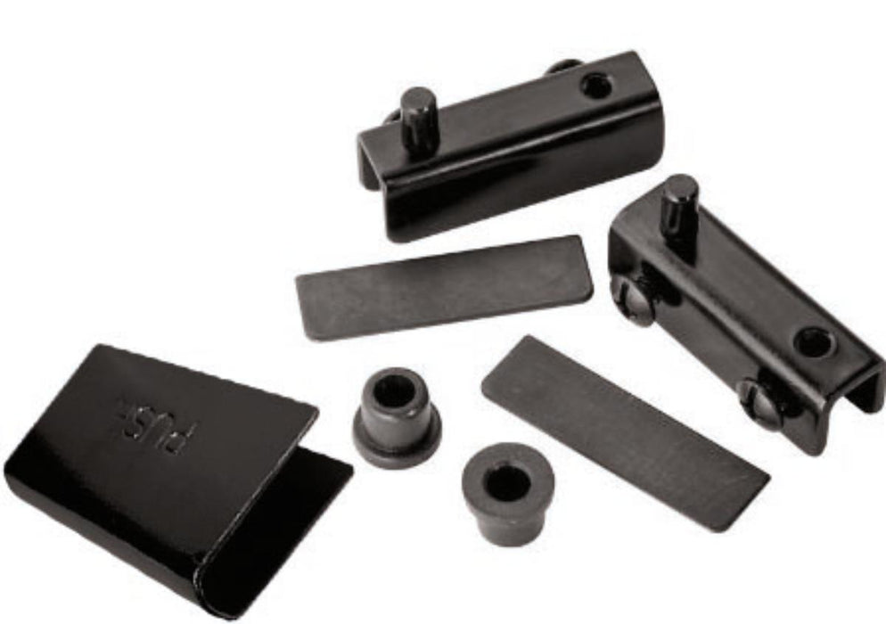 HINGE FOR GLASS DOOR U-TYPE BLACK