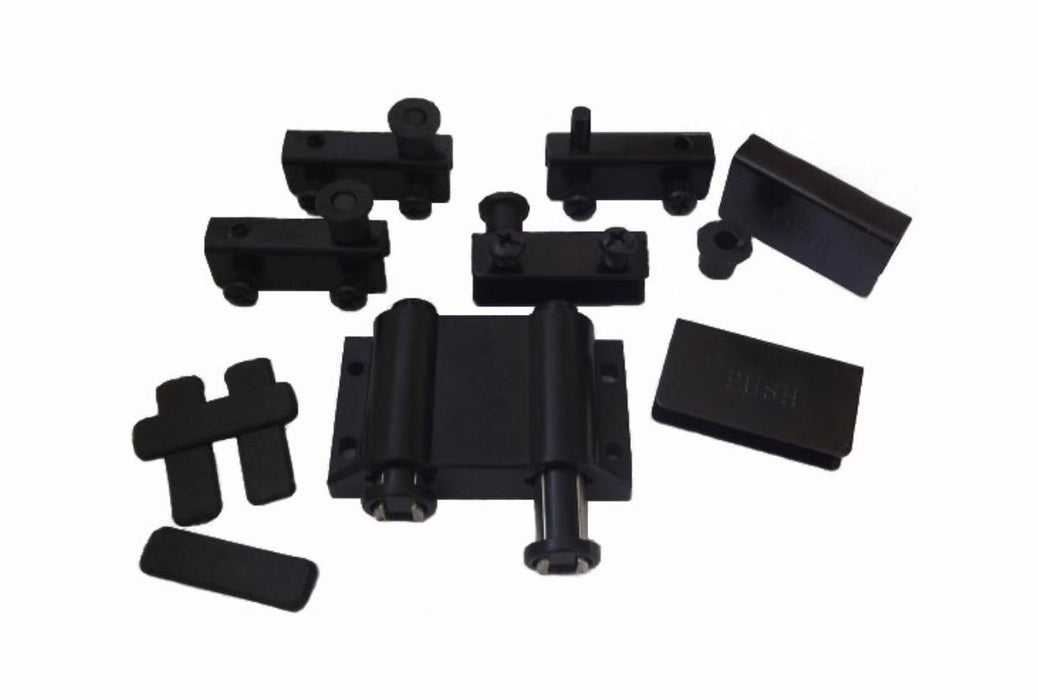 HINGE AND SNAP KIT U-TYPE BLACK