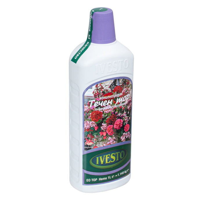 LIQUID FERTILIZER FOR BALCONY PLANTS 1L IVESTO