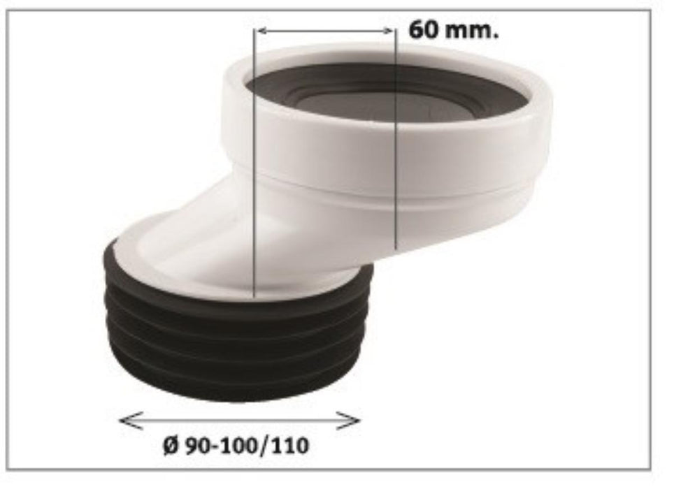 SLEEVE WC ECCENTRIC 60MM