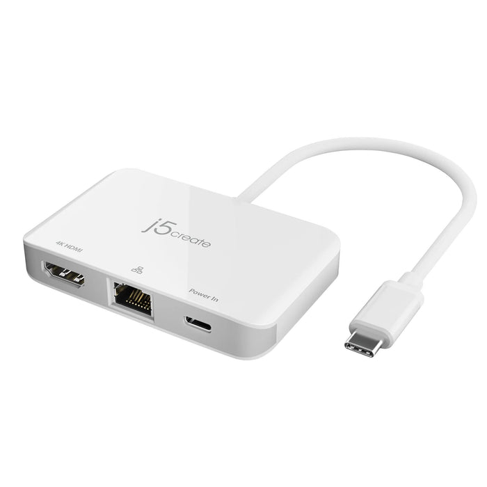 Network Adapter/Hub/ j5create JCA351, Gigabit, 4K HDMI