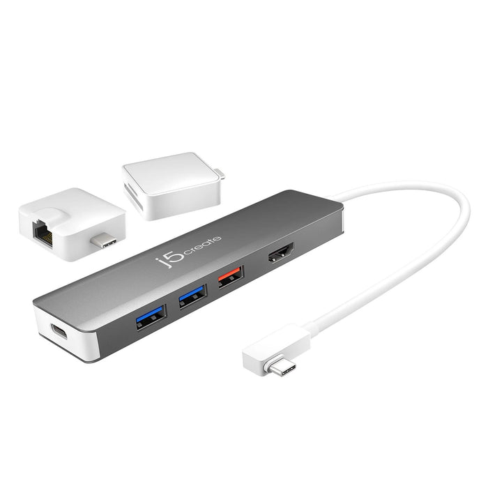 j5create JCD375 modular docking station, 2 modules, USB-C