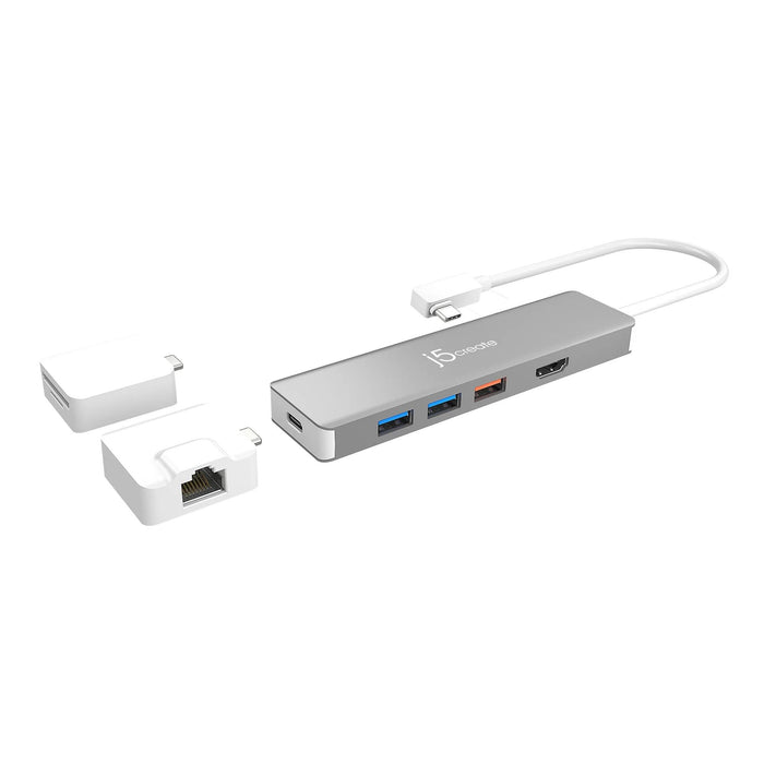 j5create JCD375 modular docking station, 2 modules, USB-C