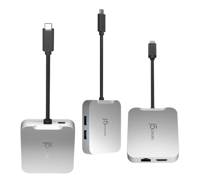 Docking station j5create JCD391 4K60 Elite USB-C PD, USB-A, HDMI, RJ-45