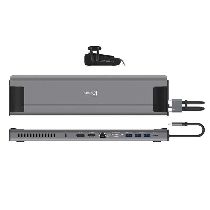 Docking station j5create JCD552, M.2 NVMe, USB-C Gen 2