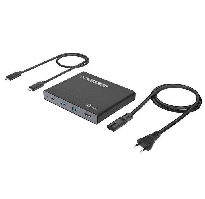 Docking station j5create JCDP392 90W Built-in USB-C, Travel Dock