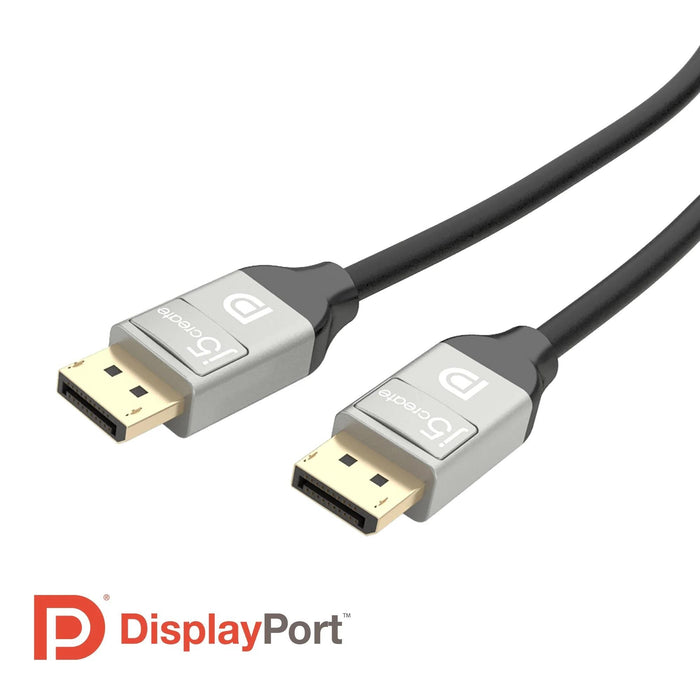 Cable j5create JCC153G, DP male - DP male, 4K, 1.8 m