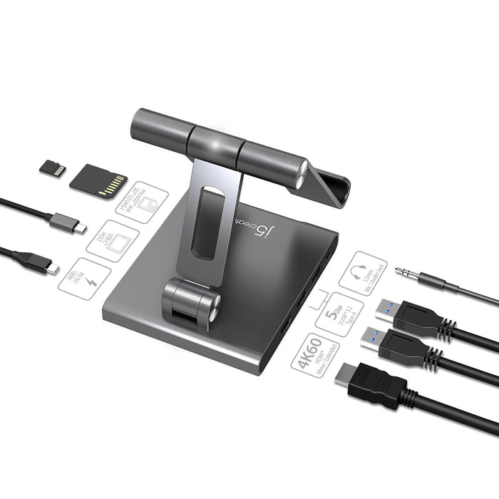 Stand with docking station j5create JTS224, For iPad Pro