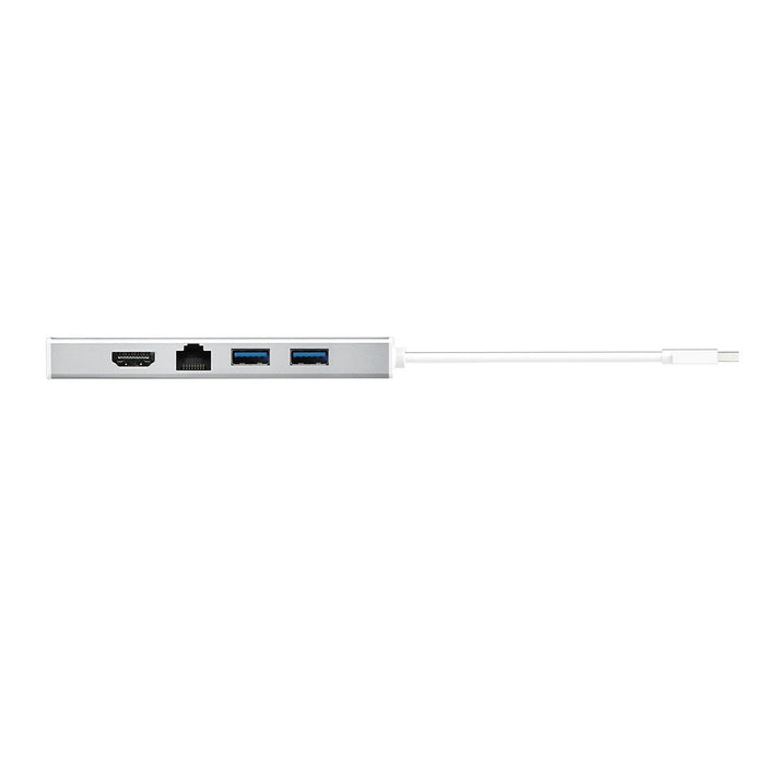 6-port hub j5create Mini Dock JUD380, USB 3.0, Gigabit Ethernet, HDMI, VGA, USB-B, White